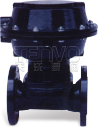 EG641W、EG641J英標（無帶手操往復型）氣動隔膜閥實物圖